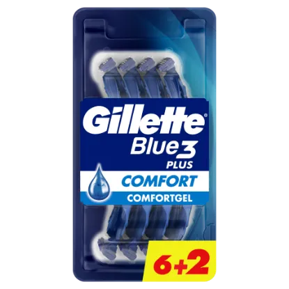 Gillette Blue3 Plus Comfort, Eldobható Borotva Férfiaknak, 8 Darabos Kiszerelés termékhez kapcsolódó kép