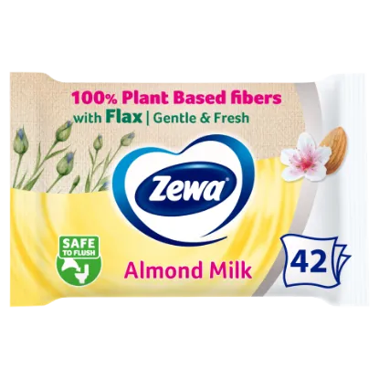 Zewa Almond Milk nedves toalettpapír 42 db termékhez kapcsolódó kép