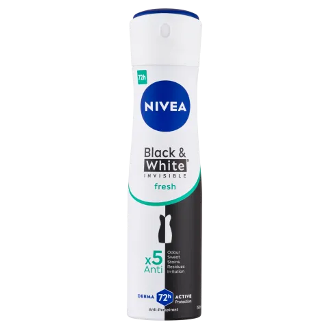 NIVEA Black & White Invisible Fresh izzadásgátló 150 ml termékhez kapcsolódó kép