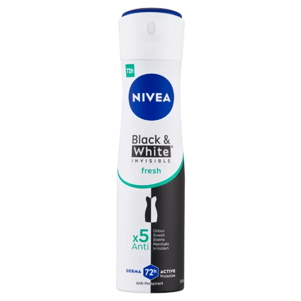 NIVEA Black & White Invisible Fresh izzadásgátló 150 ml termékhez kapcsolódó kép
