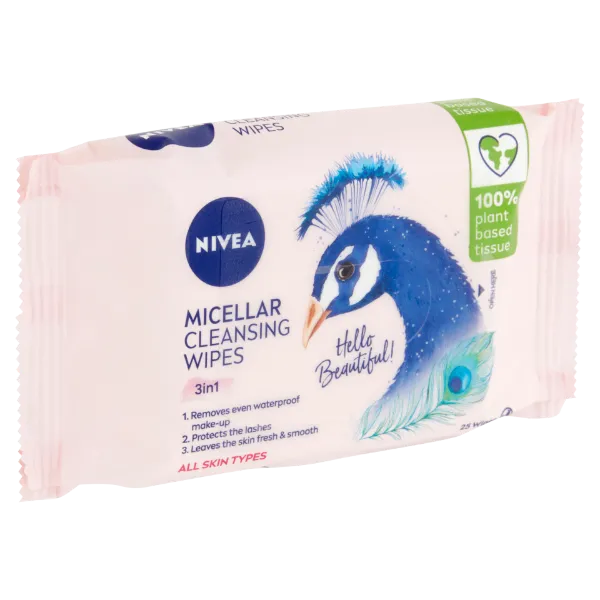 NIVEA 3 az 1-ben micellás arctisztító kendő 25 db termékhez kapcsolódó kép
