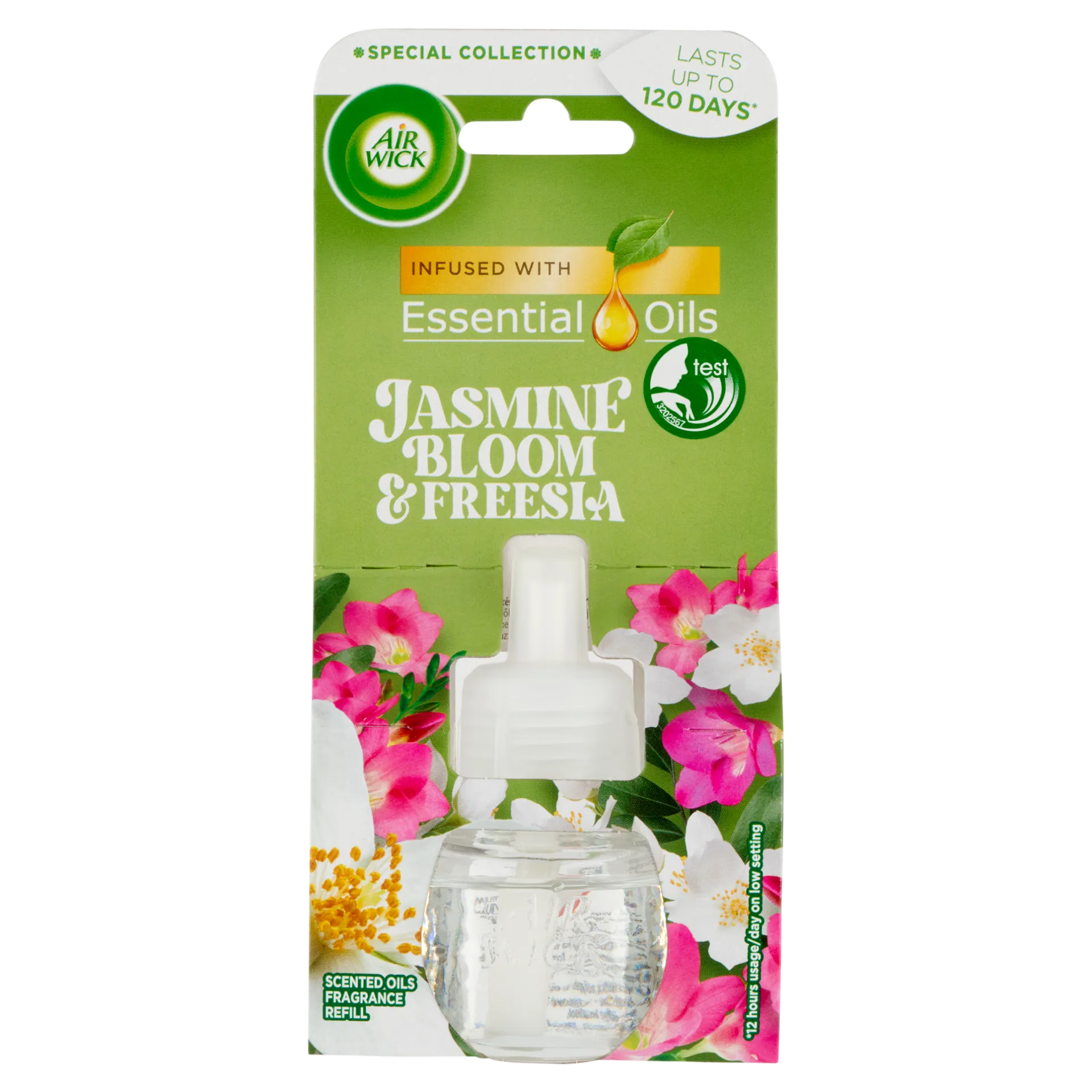 Air Wick  elektromos utántöltő  légfrissítő, Virágzó Jázmin és Frézia, 19ml