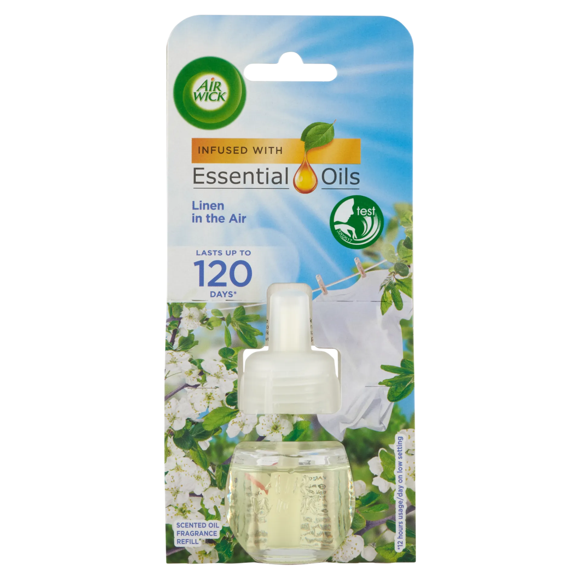 Air Wick Frissen Mosott Ruha elektromos utántöltő légfrissítő készülékhez 19 ml