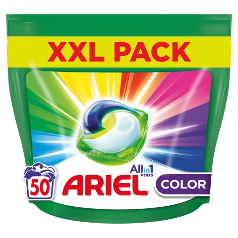 Ariel All-in-1 PODS Color folyékony mosókapszula, 50 Mosáshoz termékhez kapcsolódó kép