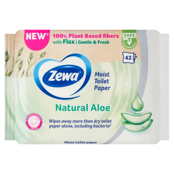 Zewa Aloe Vera nedves toalettpapír 42 db termékhez kapcsolódó kép