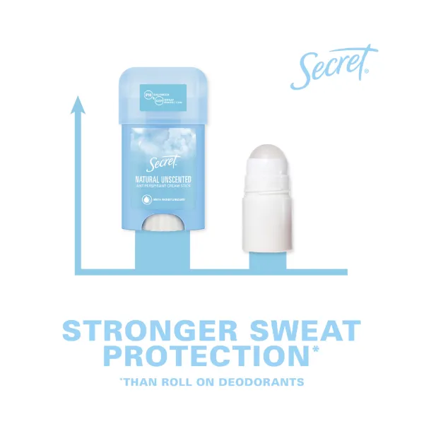 Secret Natural Illatmentes Női Izzadásgátló Krémstift, 40 ml termékhez kapcsolódó kép