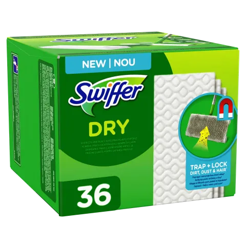 Swiffer Sweeper Száraz Padlótörlő Utántöltő, 36 db, Összegyűjti És Magába Zárja A Port termékhez kapcsolódó kép