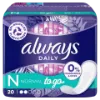 Always Dailies Normal To Go  Tisztasági Betét, 20 db termékhez kapcsolódó kép