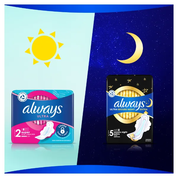 Always Ultra Super (2-es méret) Szárnyas Egészségügyi Betét, 32 Db termékhez kapcsolódó kép