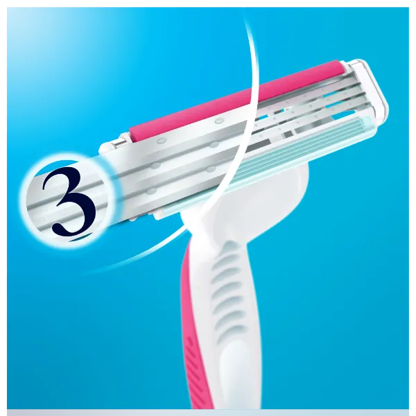 Gillette Venus 3 Colors Eldobható Borotva, 6 Db/Csomag termékhez kapcsolódó kép