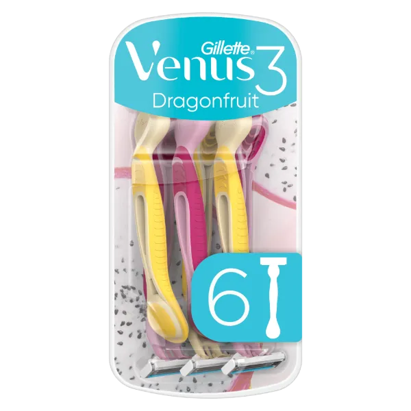 Gillette Venus 3 Dragonfruit Eldobható Borotva, 6 Db/Csomag termékhez kapcsolódó kép