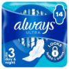 Always Ultra Day & Night (3-as méret) Szárnyas Egészségügyi Betét, 14 Db termékhez kapcsolódó kép