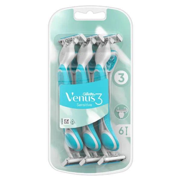 Gillette Venus 3 Sensitive Eldobható Borotva, 6 Db/Csomag termékhez kapcsolódó kép