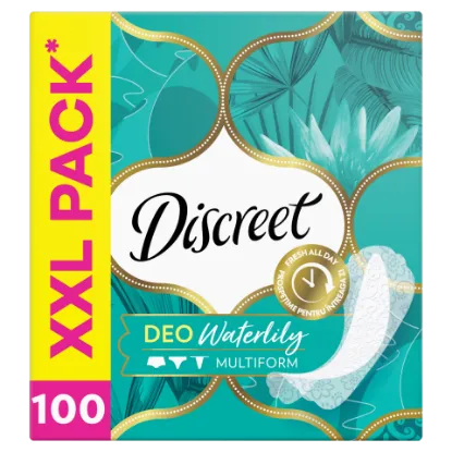 Discreet tisztasági betét Deo Water Lily 100 termékhez kapcsolódó kép