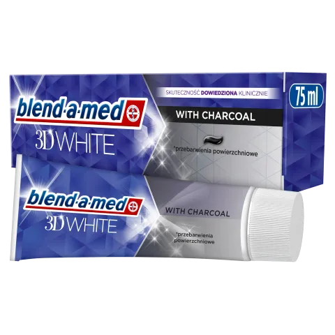 Blend-a-med 3DW Charcoal fogkrém 75ml termékhez kapcsolódó kép