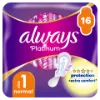 Always Platinum Normal (1-es méret) Szárnyas Egészségügyi Betét, 16 db termékhez kapcsolódó kép