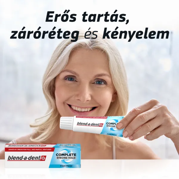 Blend-a-dent Complete Original Műfogsorrögzítő Krém, 47 g termékhez kapcsolódó kép