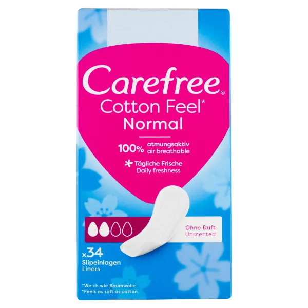 Carefree Cotton Feel Normal illatanyagmentes tisztasági betét 34 db termékhez kapcsolódó kép