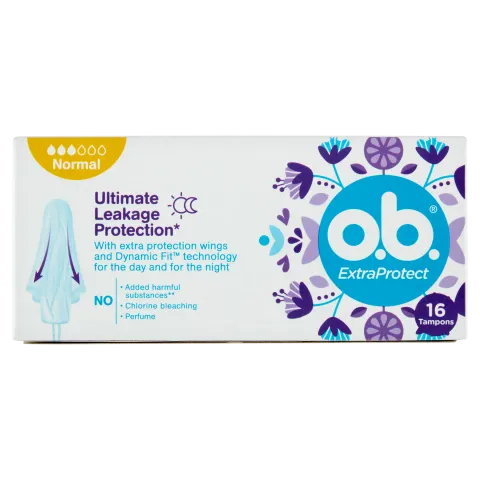 o.b. ExtraProtect Normal tampon 16 db termékhez kapcsolódó kép