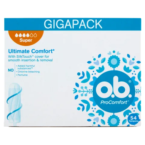 o.b. ProComfort Super tampon 54 db termékhez kapcsolódó kép