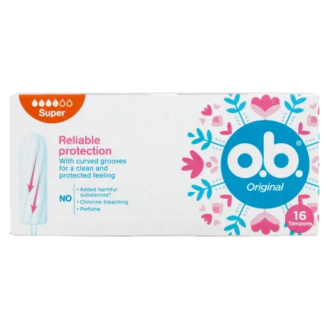 o.b. Original Super tampon 16 pcs termékhez kapcsolódó kép