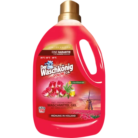 Der Waschkönig mosógél 3,305 l 110 mosás - Spring in Holland color termékhez kapcsolódó kép