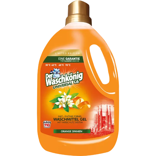Der Waschkönig mosógél 3,305 l 110 mosás - Orange Spain universal termékhez kapcsolódó kép