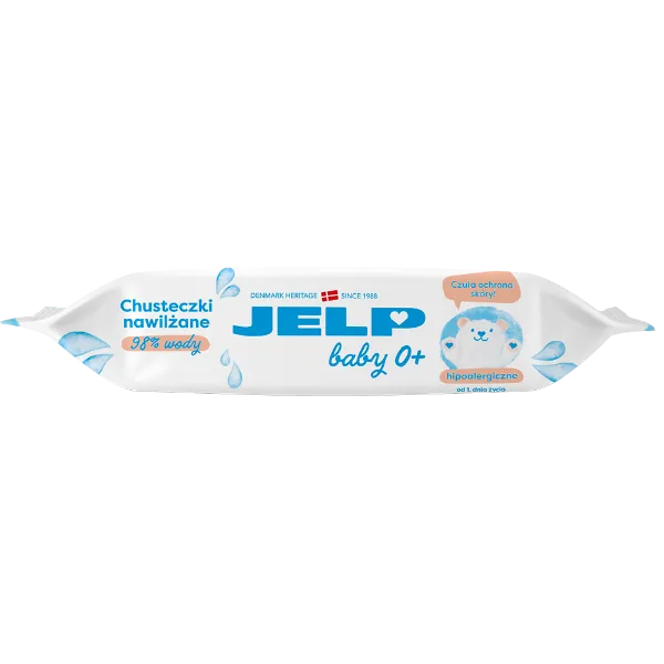 JELP Baby 0+ hipoallergén nedves törlőkendő 72db termékhez kapcsolódó kép