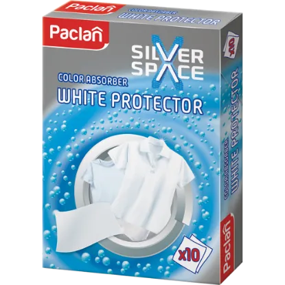 Paclan színvédő kendő fehér ruhákhoz 10 db Silver Space termékhez kapcsolódó kép