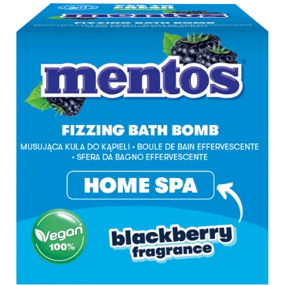 Mentos fürdőbomba 140g - feketeszeder termékhez kapcsolódó kép