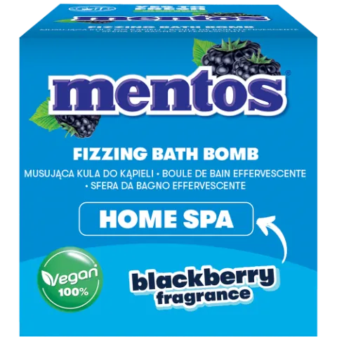 Mentos fürdőbomba 140g - feketeszeder termékhez kapcsolódó kép