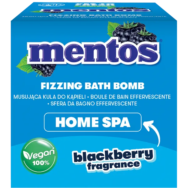 Mentos fürdőbomba 140g - feketeszeder termékhez kapcsolódó kép