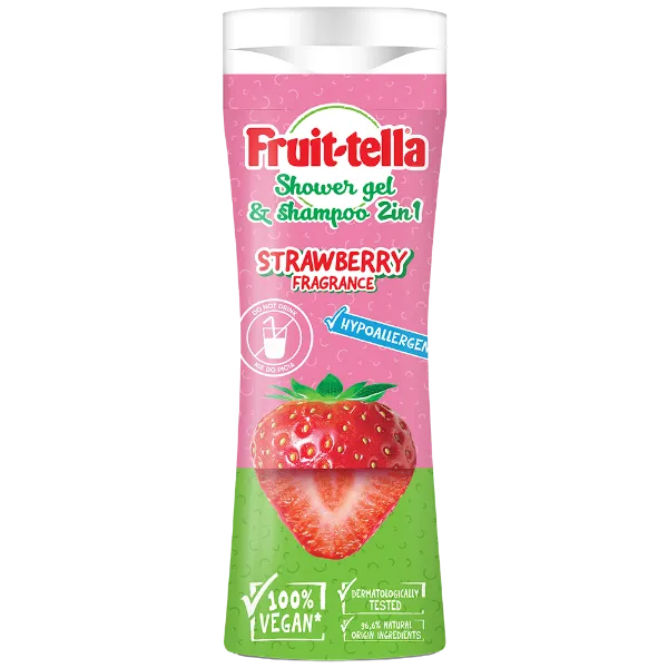 Fruittella tusfürdő és sampon 2in1 300 ml - Eper termékhez kapcsolódó kép