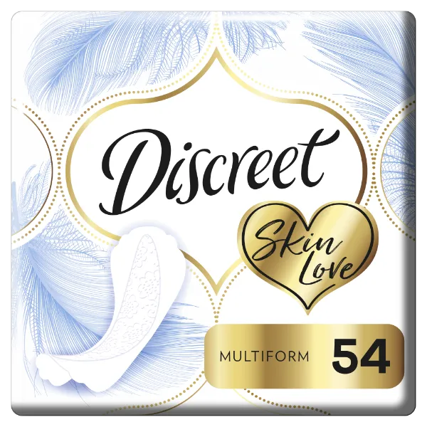 Discreet Légáteresztő Multiform 0%-os Skin Love Tisztasági Betétek x54 termékhez kapcsolódó kép