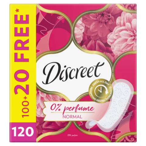 Discreet Légáteresztő illatmentes Tisztasági Betétek termékhez kapcsolódó kép