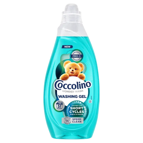 Coccolino Wonder Wash Speed Clean mosógél gyors mosáshoz 37 mosás 1480 ml  termékhez kapcsolódó kép