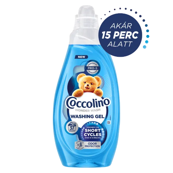 Coccolino Wonder Wash Odor Protection mosógél gyors mosáshoz 37 mosás 1480 ml  termékhez kapcsolódó kép