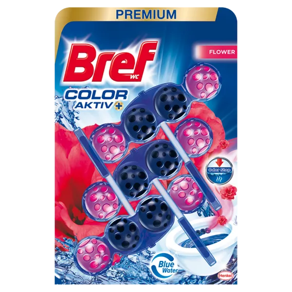 Bref Color Aktiv Flower WC frissítő 3 x 50 g termékhez kapcsolódó kép