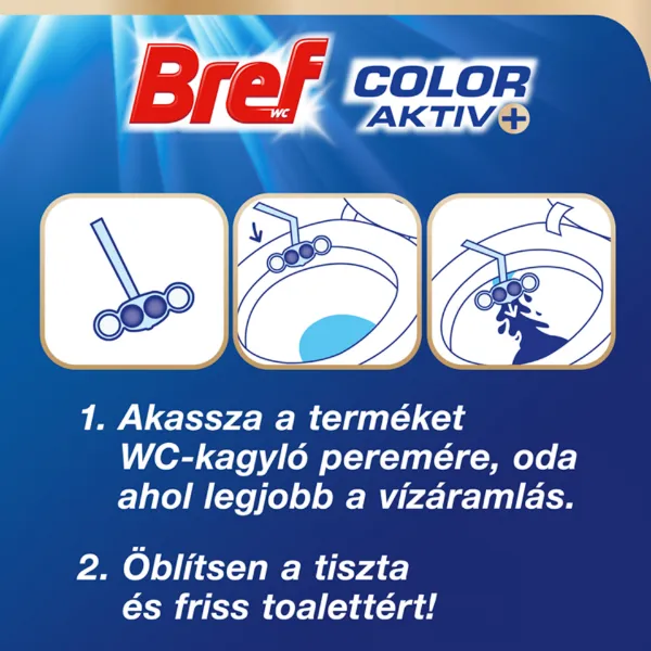 Bref Color Aktiv Flower WC frissítő 3 x 50 g termékhez kapcsolódó kép