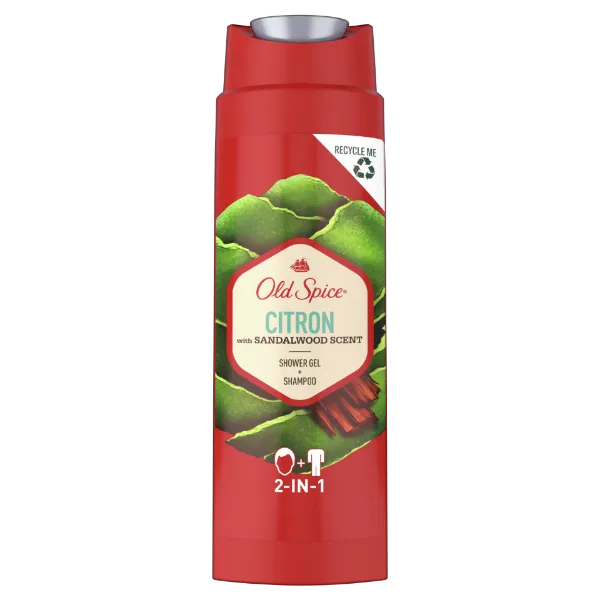 Old Spice Citron Tusfürdő És Sampon Férfiaknak, 250 ml termékhez kapcsolódó kép