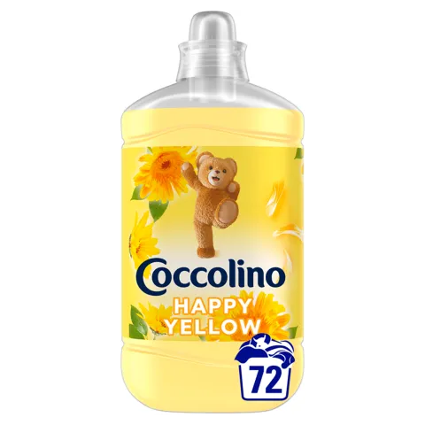 Coccolino Happy Yellow öblítőkoncentrátum 72 mosás 1800 ml termékhez kapcsolódó kép