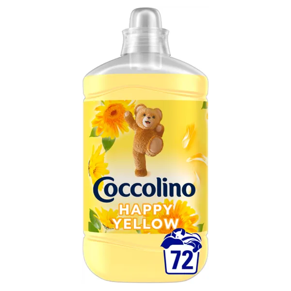 Coccolino Happy Yellow öblítőkoncentrátum 72 mosás 1800 ml termékhez kapcsolódó kép