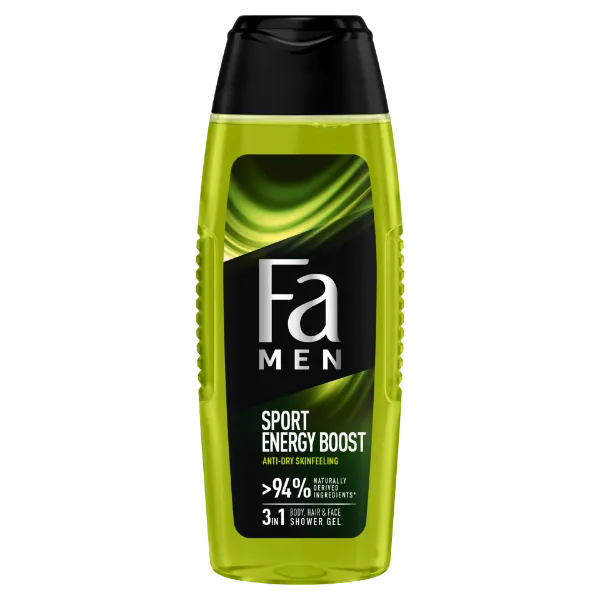 Fa Men Sport Energy Boost tusfürdő 250 ml termékhez kapcsolódó kép