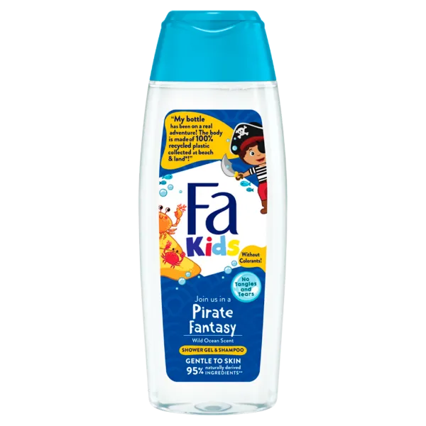 Fa Kids Pirate Fantasy tusfürdő és sampon a vad óceán illatával 250 ml termékhez kapcsolódó kép