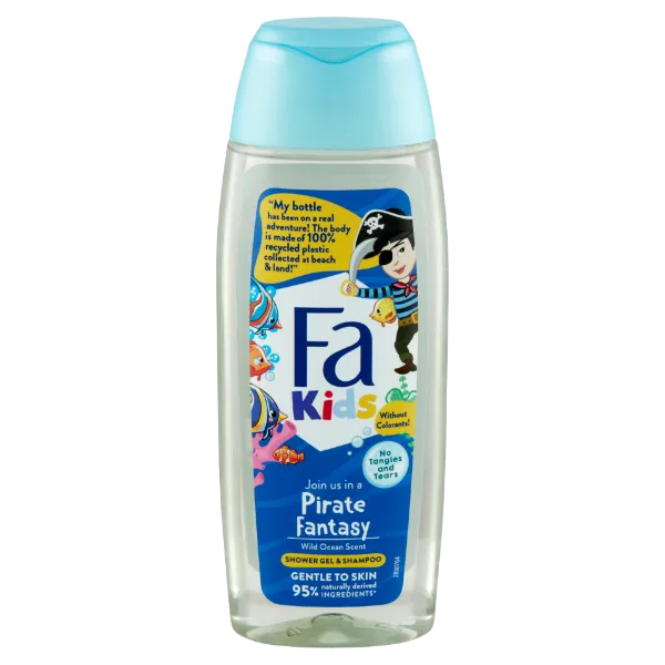 Fa Kids Pirate Fantasy tusfürdő és sampon a vad óceán illatával 250 ml termékhez kapcsolódó kép