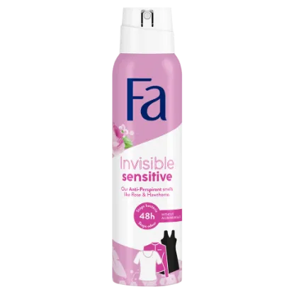 Fa Invisible Sensitive izzadásgátló deospray rózsa és galagonya illattal 150 ml termékhez kapcsolódó kép