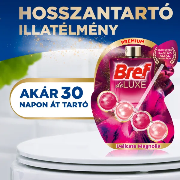 Bref Deluxe Delicate Magnolia WC frissítő 3 x 50 g termékhez kapcsolódó kép