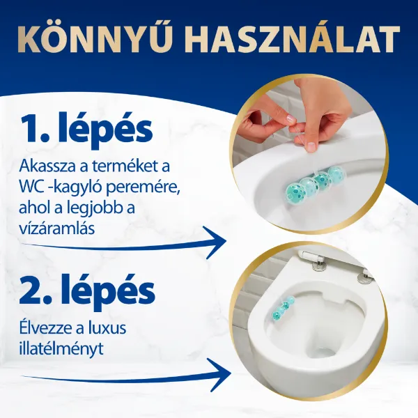 Bref Deluxe Lovely Jasmine WC frissítő 3 x 50 g termékhez kapcsolódó kép
