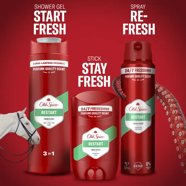 Old Spice Restart Deo Spray Férfiaknak , 150ml termékhez kapcsolódó kép
