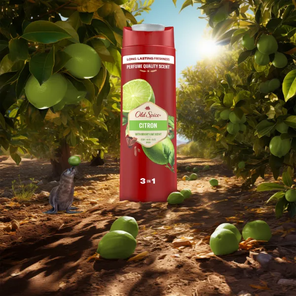 Old Spice Citron Tusfürdő És Sampon Férfiaknak 400 ml, 3az1-ben, Hosszan Tartó Frissesség termékhez kapcsolódó kép